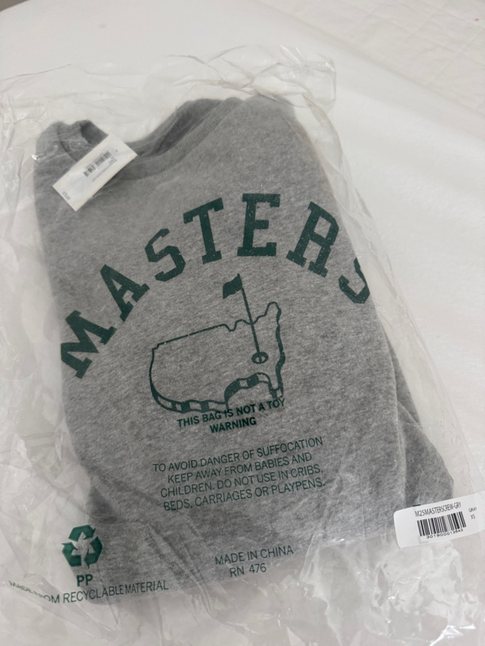NWT GREY WOMEN’S MASTERS FLEECE sweatshirt
